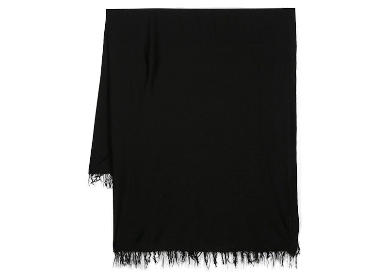 Pre-owned Rick Owens Women's  Knit Blanket In Black