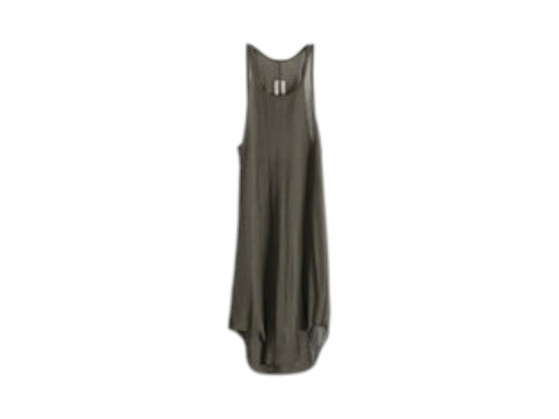 Débardeur côtelé Rick Owens Basic Bosco