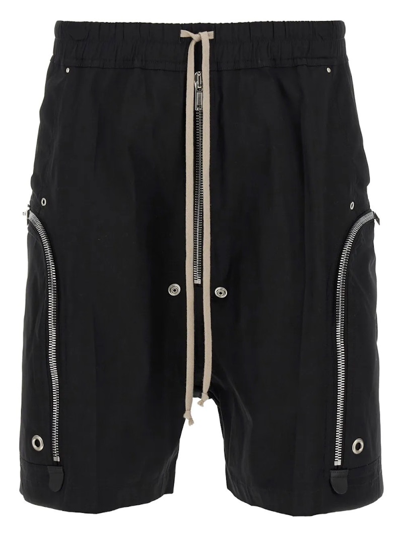 Rick Owens BauhaUS Bela Shorts Black Hombre - FW25 - US