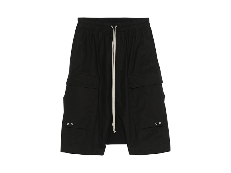 Pre-owned Rick Owens Men's Cargo Pods Shorts In Black