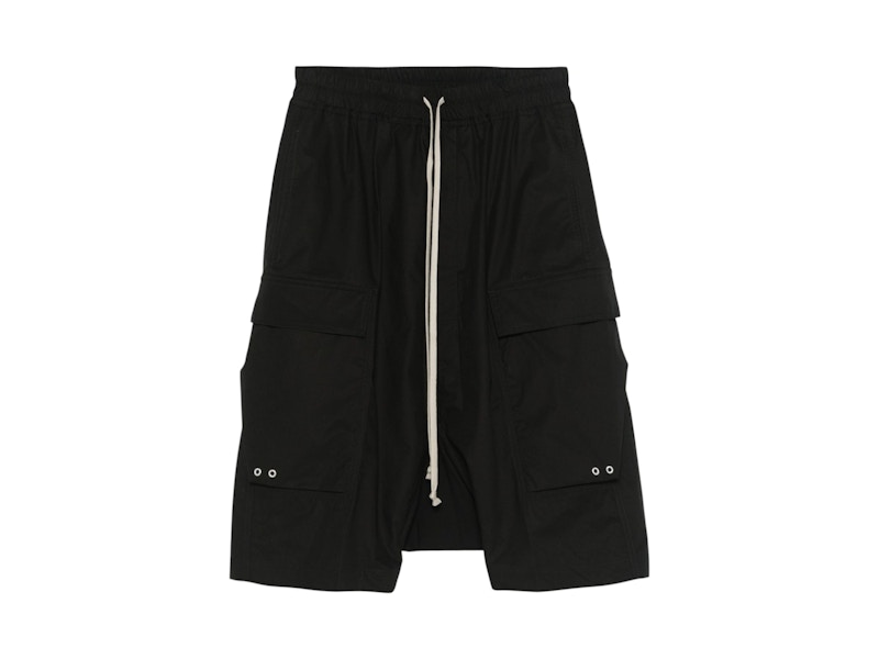 Pre-owned Rick Owens Men's Cargo Pods Shorts In Black