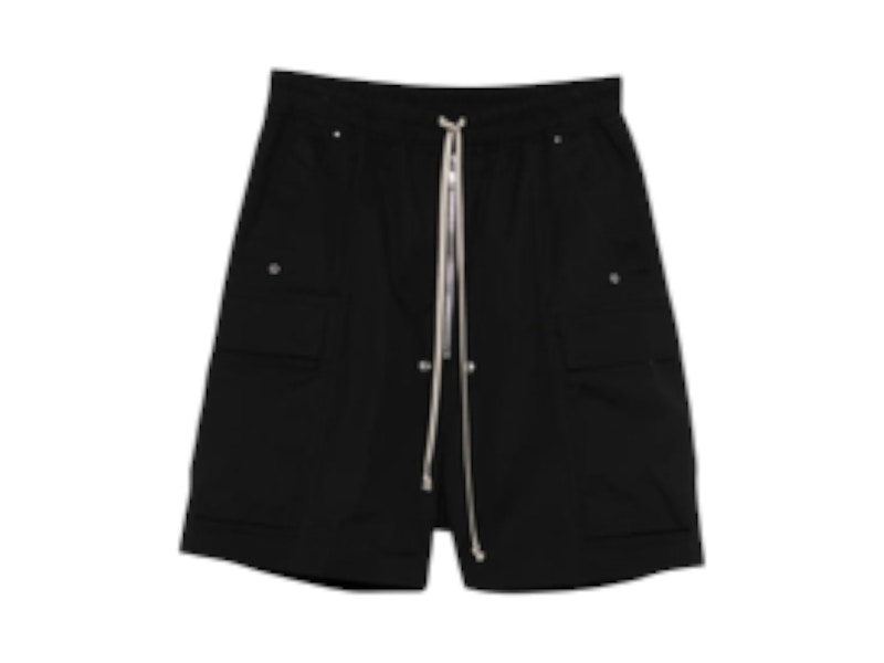 Pre-owned Rick Owens Men's  Cargobela Shorts In Black
