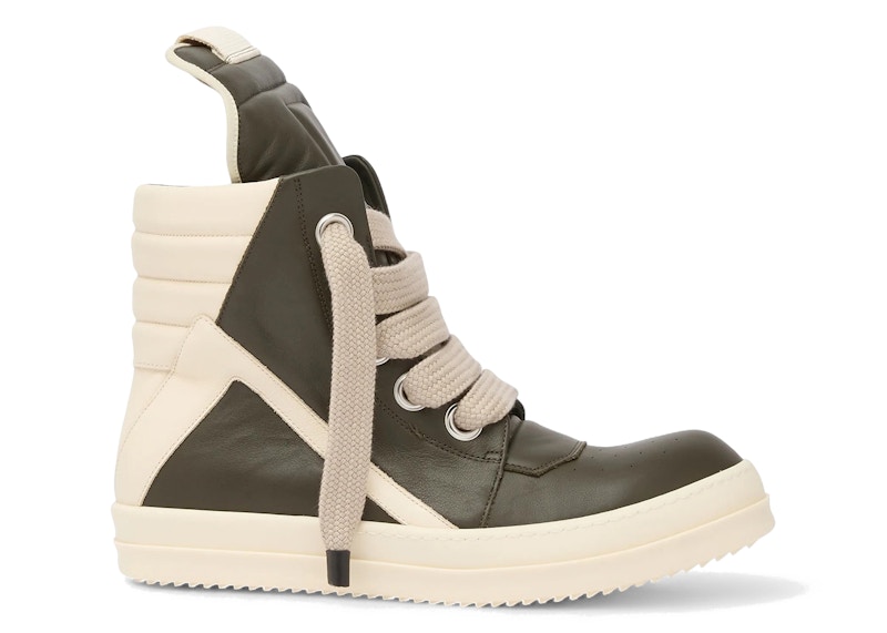 Rick Owens Concordians Jumbo Laced Geobasket Bosco Milk Men's