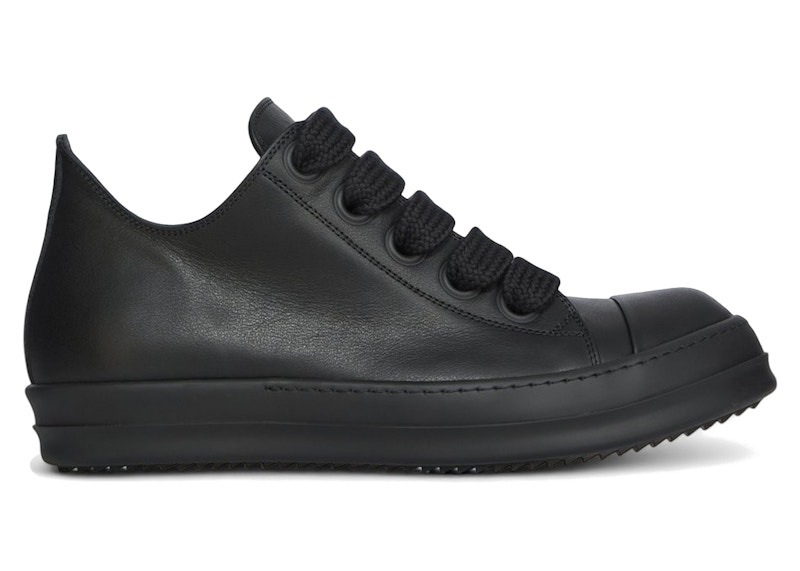 Rick Owens Concordians Jumbo Laced Low All Black Men's