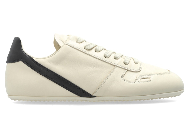 Pre-owned Rick Owens Concordians Minimal Sneaker (women's) Sneakers In Milk/black In Multi