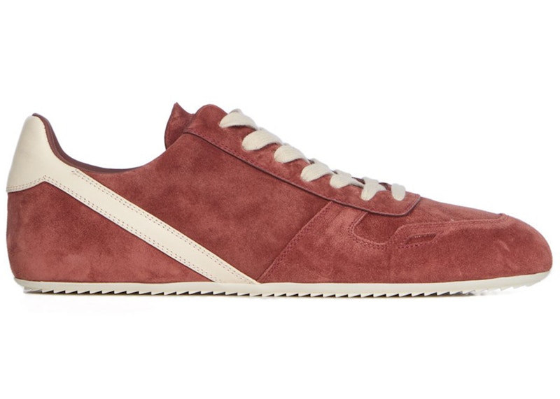 Pre-owned Rick Owens Concordians Minimal Sneaker (women's) Sneakers In Rosewood/milk