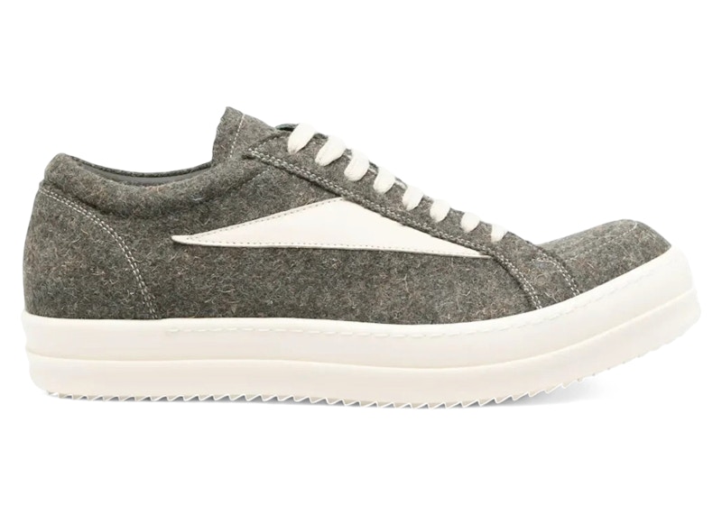 Pre-owned Rick Owens Men's  Concordians Vintage Low Suede Sneakers In Bosco/milk
