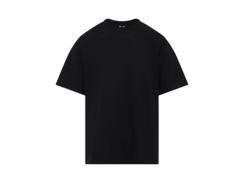 Pre-owned Rick Owens Men's  Cotton Jersey Brad T-shirt In Black