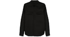 Rick Owens Cotton Work Shirt Black