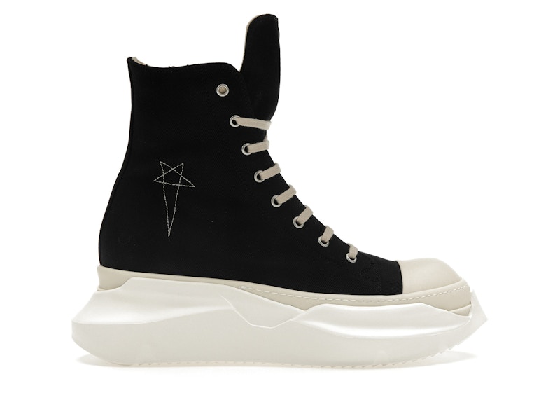 Rick Owens DRKSHDW Abstract High Top Embroidered Pentagram 