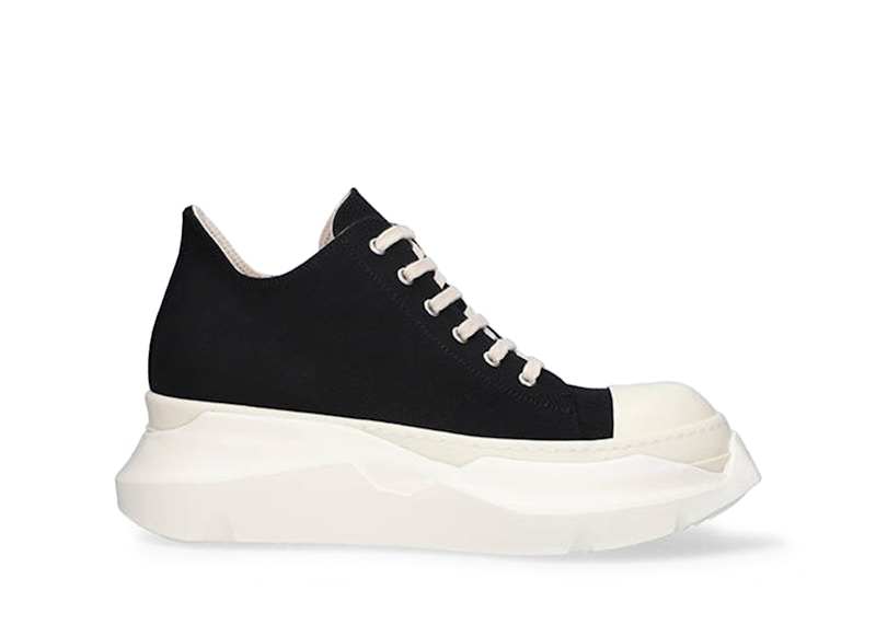 Rick Owens DRKSHDW Abstract Low Fogachine Cotton Denim Black Milk