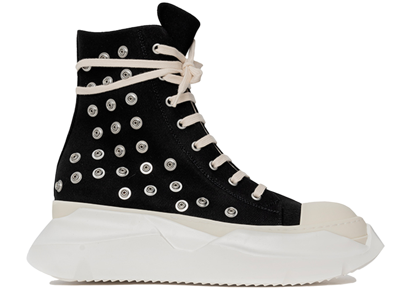 Rick Owens DRKSHDW Abstract Sneaks Studded Eyelets Black