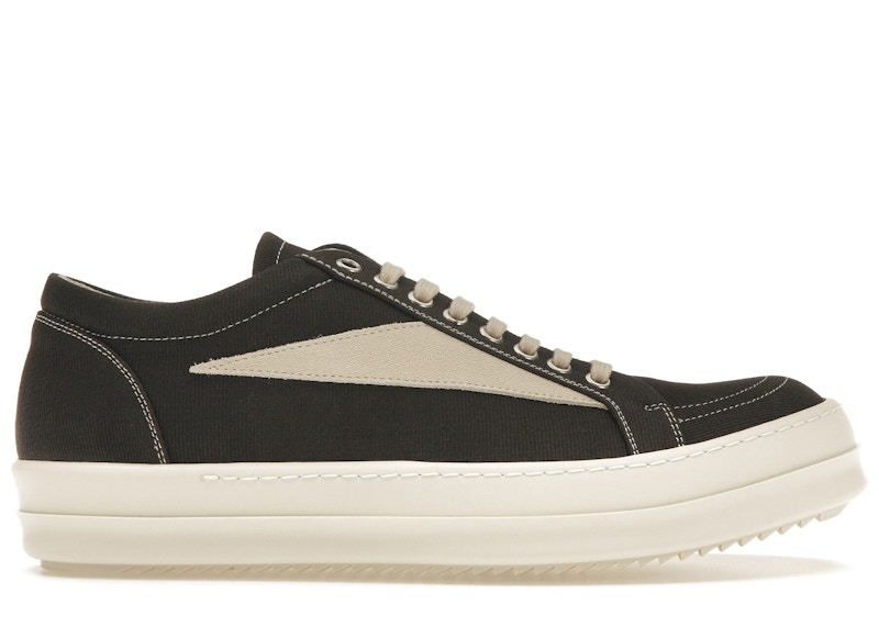 Rick Owens DRKSHDW EDFU Vintage Sneakers Taupe Grey