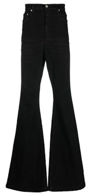 Rick Owens DRKSHDW Bolan Bootcut Stretch Jeans Black - FW22 - FR