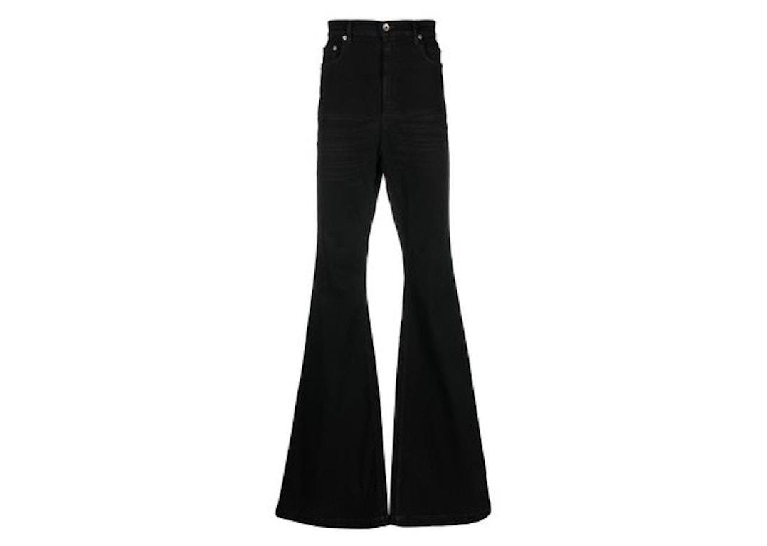 Pre-owned Rick Owens Drkshdw Bolan Bootcut Stretch Jeans Black