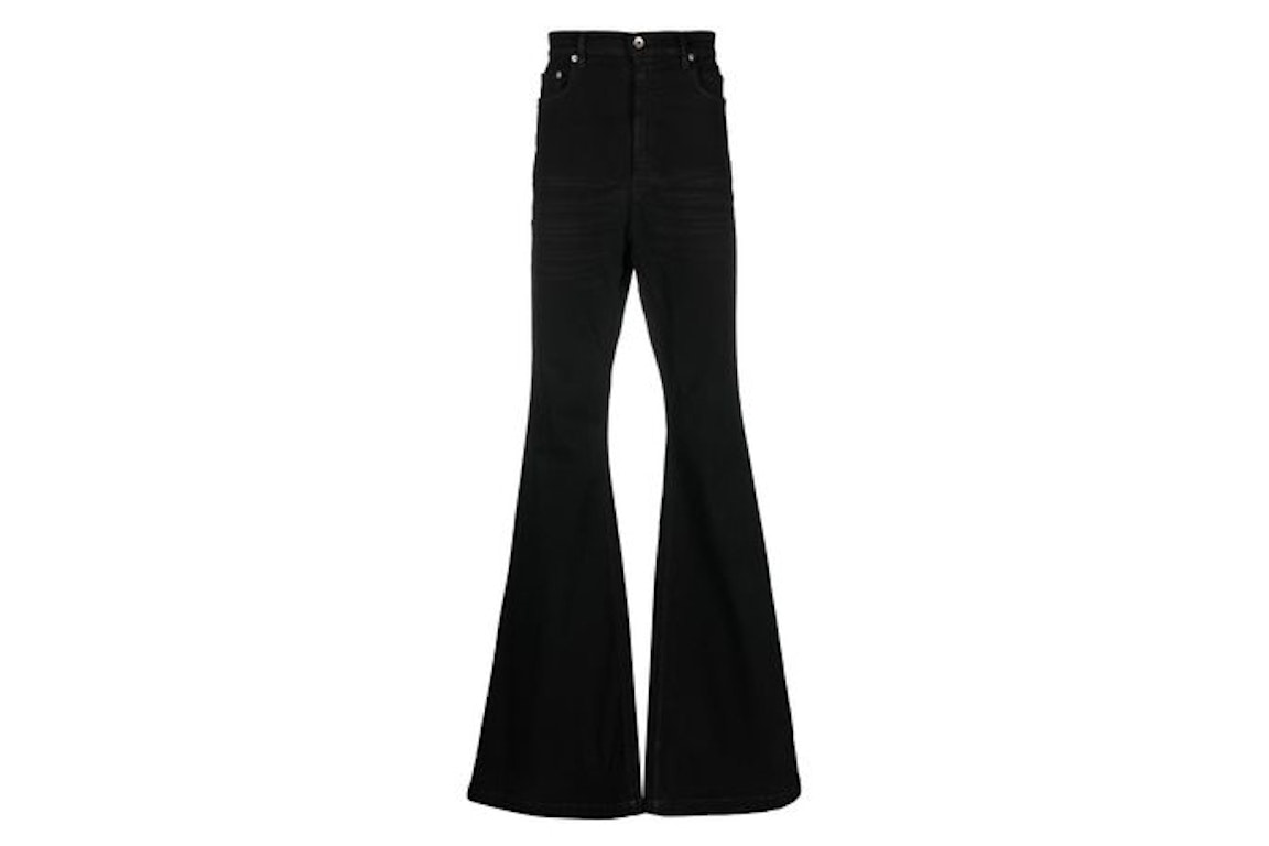 Pre-owned Rick Owens Drkshdw Bolan Bootcut Stretch Jeans Black