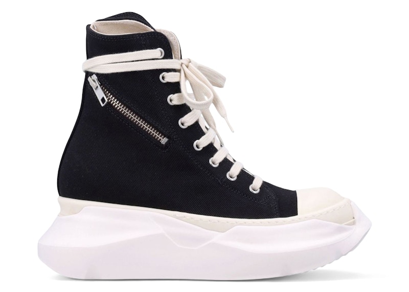 Pre-owned Rick Owens Drkshdw Cargo Abstract (women's) Sneakers In Black/milk In Multi