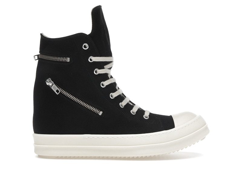 Pre-owned Rick Owens Drkshdw Cargo High (women's) Sneakers In Black/milk In Multi