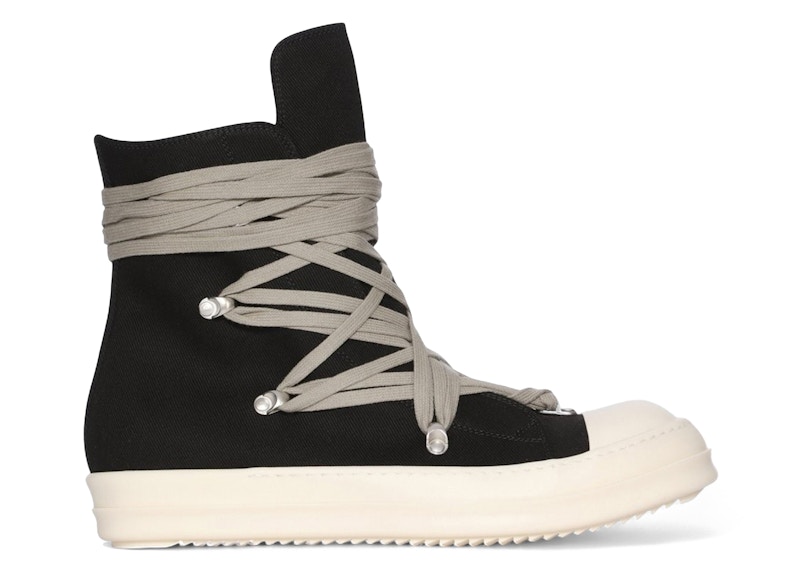 Rick Owens DRKSHDW Concordians Megalace High Black Milk (Women's