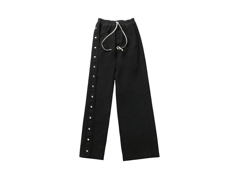 Rick Owens DRKSHDW Cotton Canvas Pusher Pants Black - JP