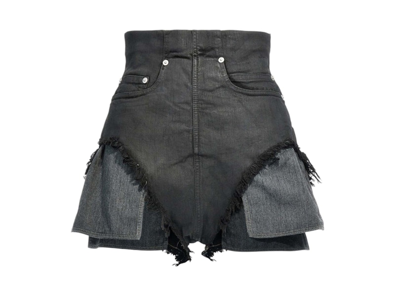 Pre-owned Rick Owens Men's  Drkshdw Dirt Cutoffs Shorts In Black/wax