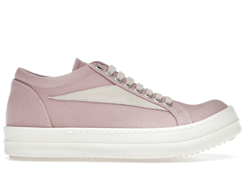 Men's Rick Owens DRKSHDW EDFU Vintage Sneakers in Faded Pnk/Pearl/Milk