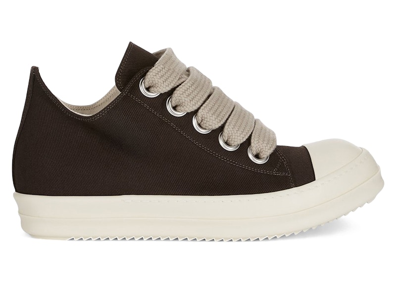 Rick Owens DRKSHDW Jumbo Lace Low Dark Dust Denim Milk Men's