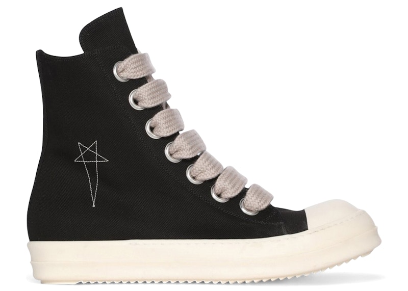Rick Owens DRKSHDW Jumbo Laced High Black Milk Men's - DU02E7818