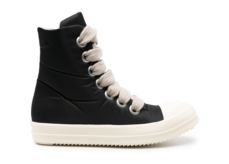 Rick Owens DRKSHDW Abstract High Top Embroidered Pentagram Black 