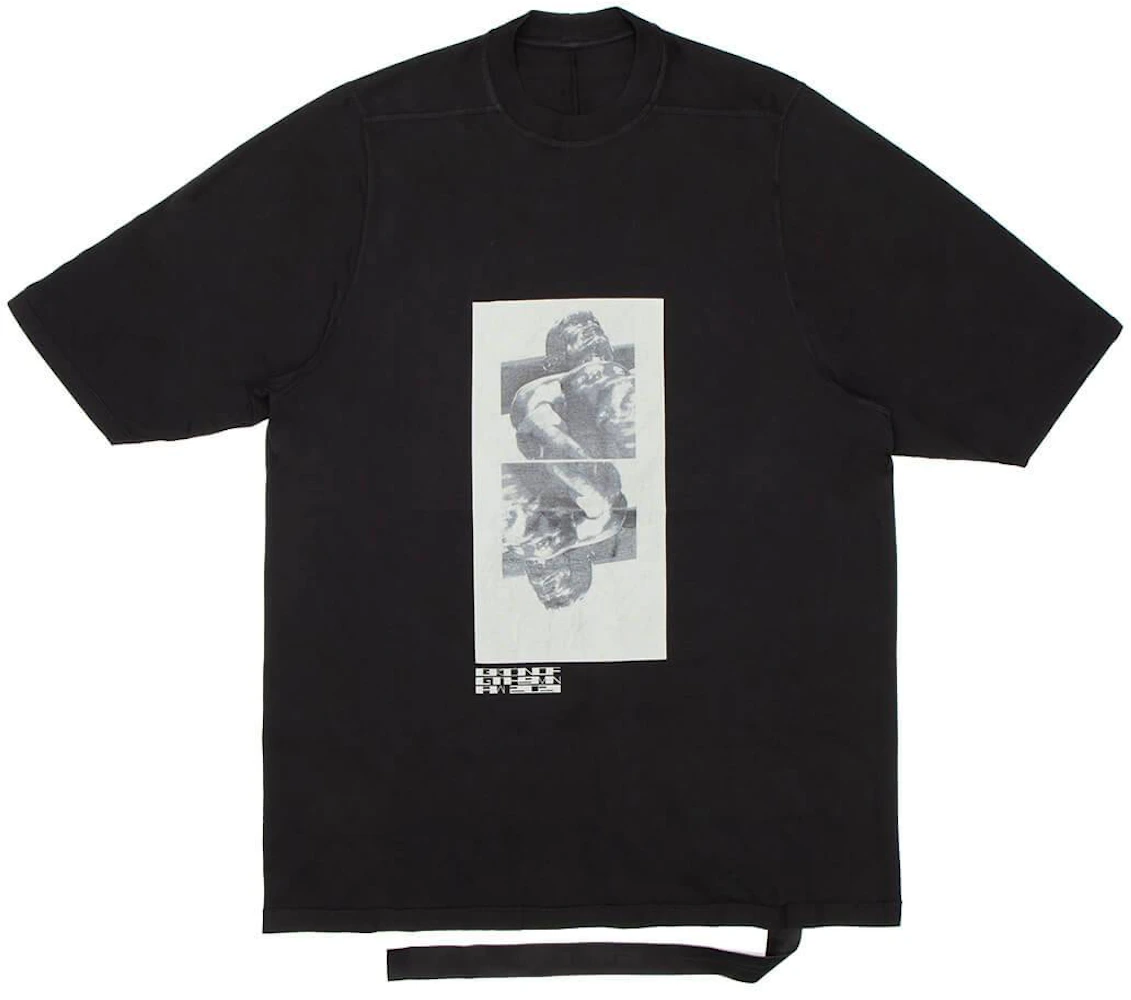 Rick Owens DRKSHDW Jumbo T-Shirt Black/Oyster Men's - US