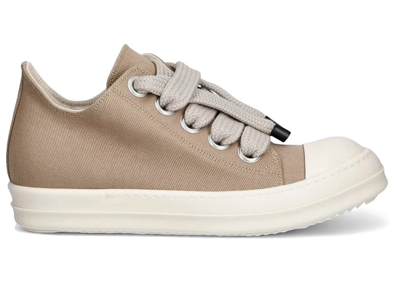 Rick Owens DRKSHDW Jumbolace Low Sneaks Dust Milk Men's