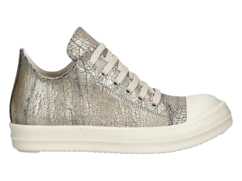 Rick Owens DRKSHDW Low Sneaks Gold (Women's) - DS01E3802