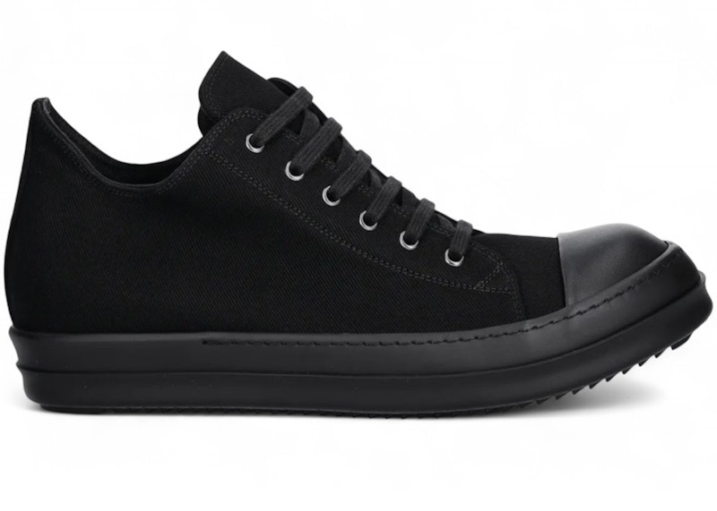 Pre-owned Rick Owens Men's  Drkshdw Low Sneaks Triple Sneakers In Black