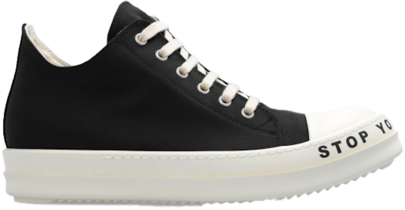 Rick Owens DRKSHDW Draped Low Black/White // Available Now