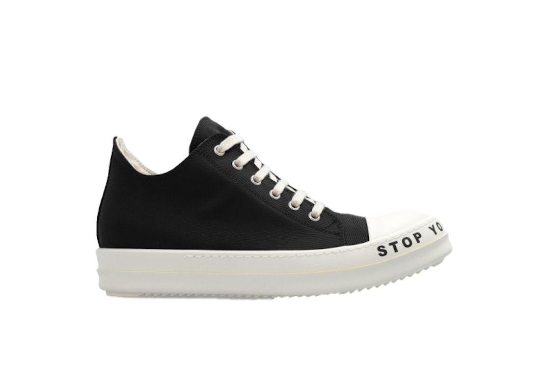 Pre-owned Rick Owens Drkshdw Low Stop Your Breath Black