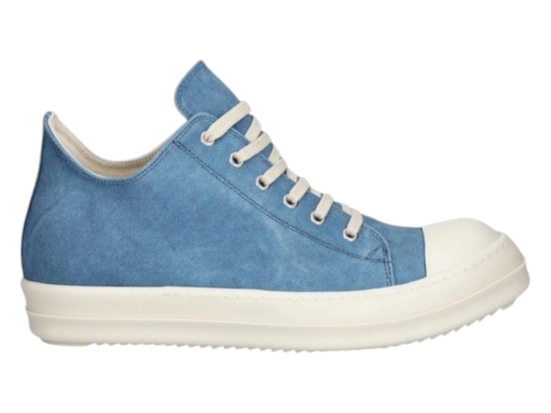 【RICK OWENS】SS25 HOLLYWOOD MEGALACE LOW SNEAKS Rick Owens: Men's Hollywood Megalace Low Sneaks (Dinge/Milk