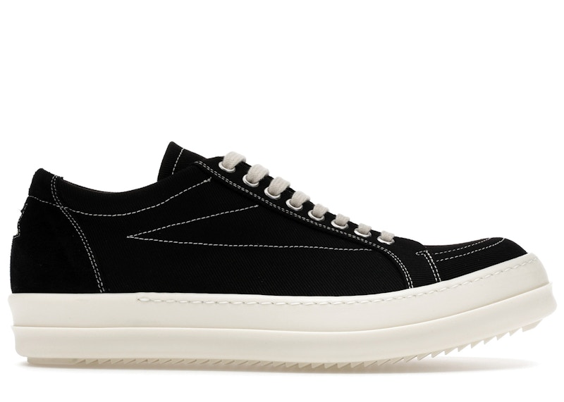 Rick Owens DRKSHDW SS26 Vintage Sneaks Temple Penta Black Milk