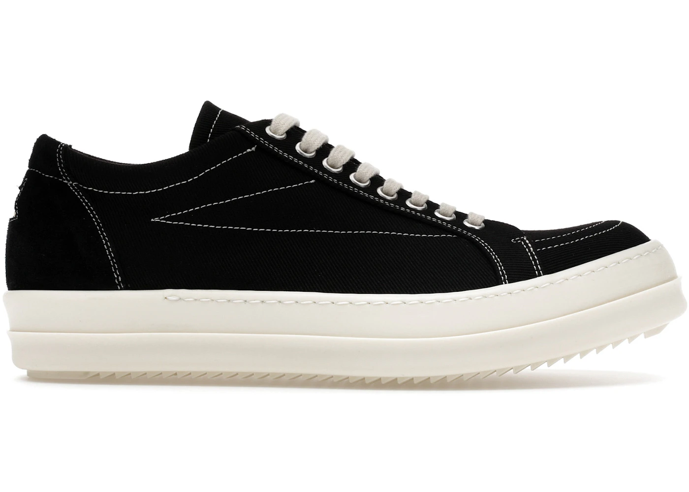 Rick Owens DRKSHDW SS26 Vintage Sneaks Temple Penta Black Milk