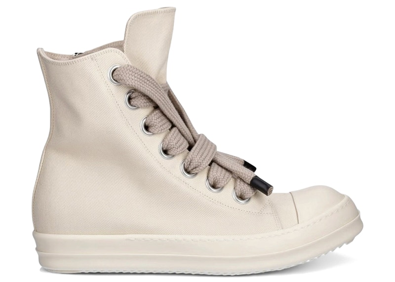 Rick Owens DRKSHDW Temple Jumbo Lace Sneaks Milk メンズ