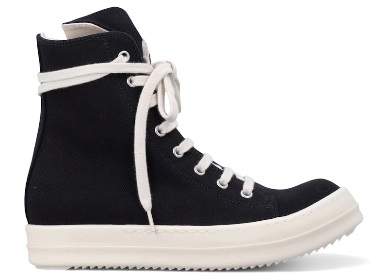 ♻*定様 RICK OWENS DRKSHDW Rick Owens DRKSHDW Temple Vegan Sneaks High Black Milk (Women's