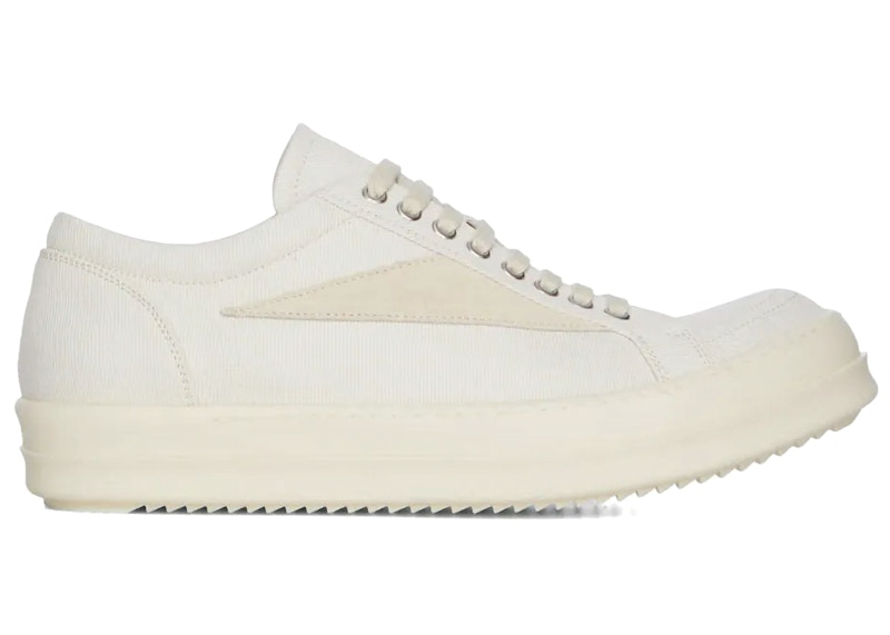 Rick Owens DRKSHDW Temple Vintage Low Sneaks Cream Milk Men's ...