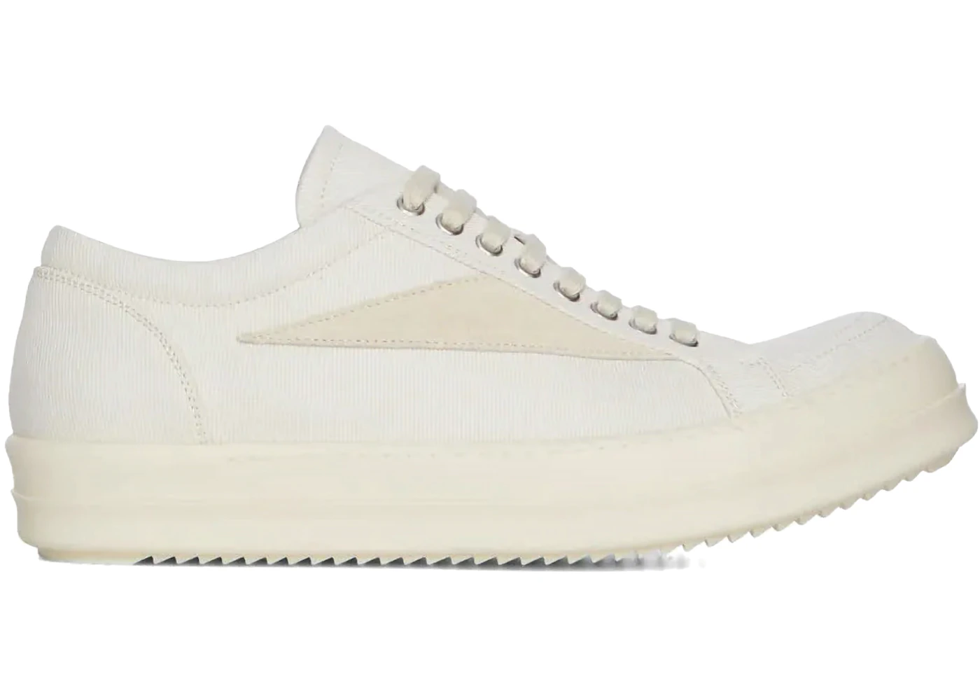 Rick Owens DRKSHDW Temple Vintage Low Sneaks Cream Milk Men's ...