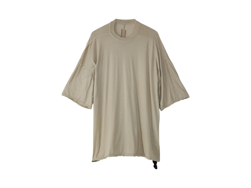Pre-owned Rick Owens Men's  Drkshdw Tommy Imbottita T-shirt In Pearl In White