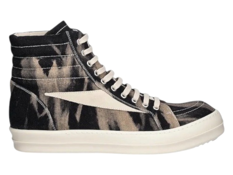 DRKSHDW | VINTAGE SNEAKERS BLACK/TERRA SUN DENIM スニーカー DRKSHDW by Rick Owens Vintage Sneaks in Black, Terra & Milk