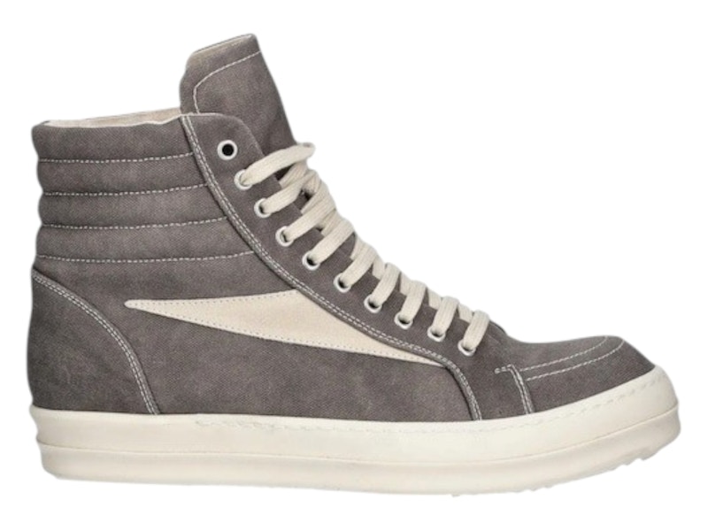 Pre-owned Rick Owens Men's  Drkshdw Vintage High Sneaks Sneakers In Dust/milk In Sand