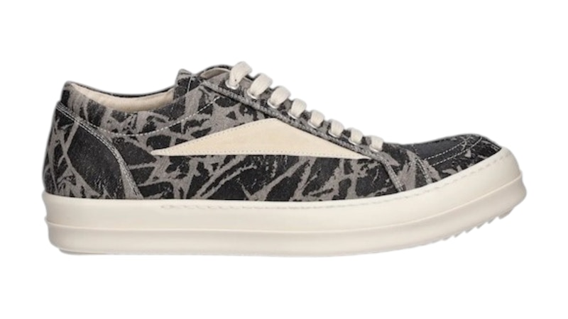 Rick Owens DRKSHDW Vintage Low Grey Cracked Pearl Men's