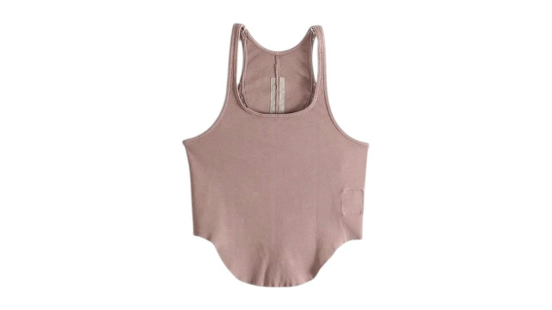 Rick Owens DRKSHDW Women's Basic Tank Cropped Top Grape