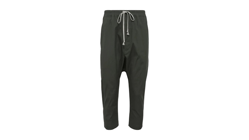 Rick Owens Drawstring Cropped Pants Bosco