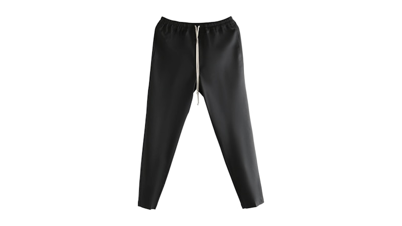 Rick Owens Drawstring Slim Long Pants Black メンズ - SS26 - JP