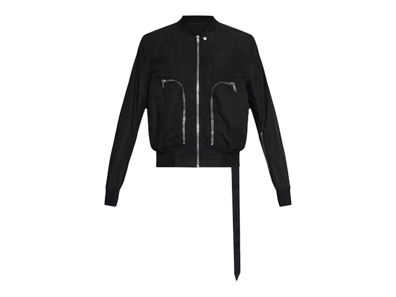 Rick Owens Drkshdw Bauhaus Flight Bomber Black Men's - SS26 - US Rick Owens Drkshdw Bauhaus Flight Bomber Black Men's - SS26 - US